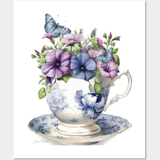 Lovely Blue Porcelain 2 Posters and Art